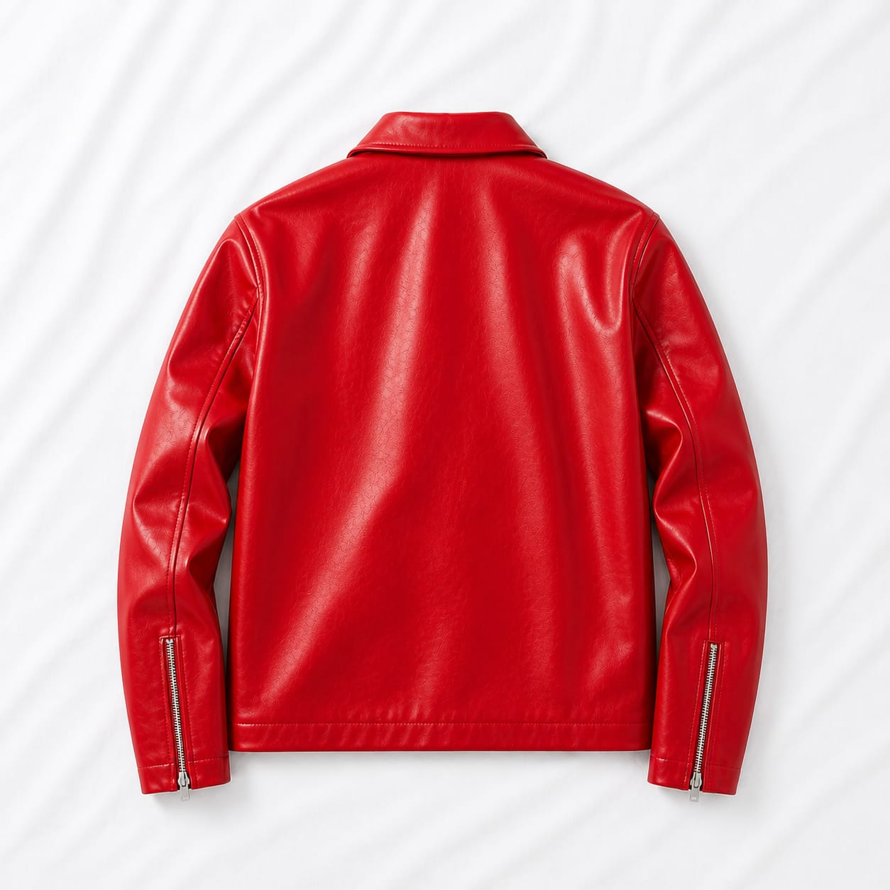 Red Black Leather Jacket for Men Women | Premium Unisex Biker Jacket | Stardrip