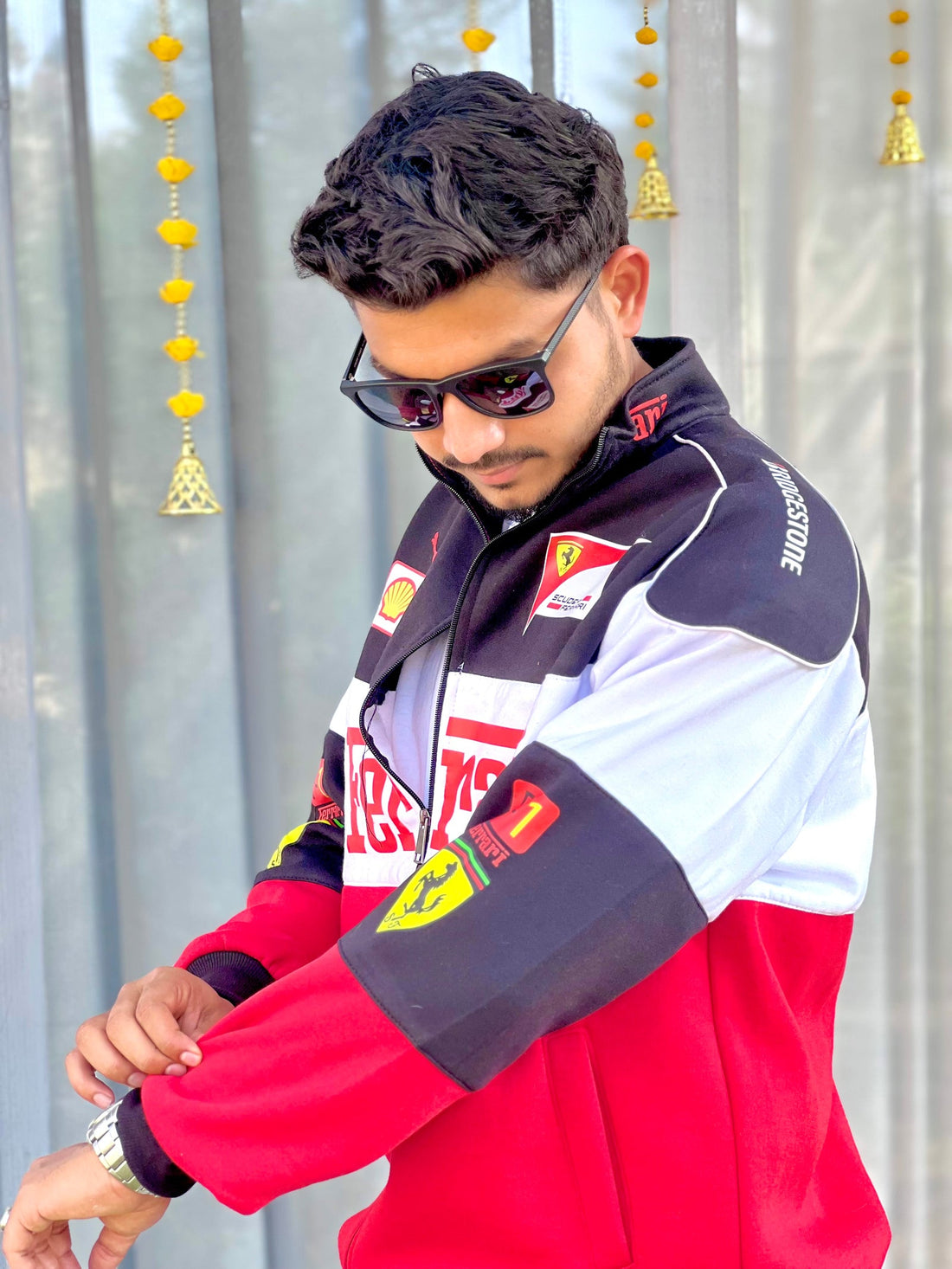 Trio Ferrari Vintage Racing Jacket | Premium Motorsport Jacket – Stardrip