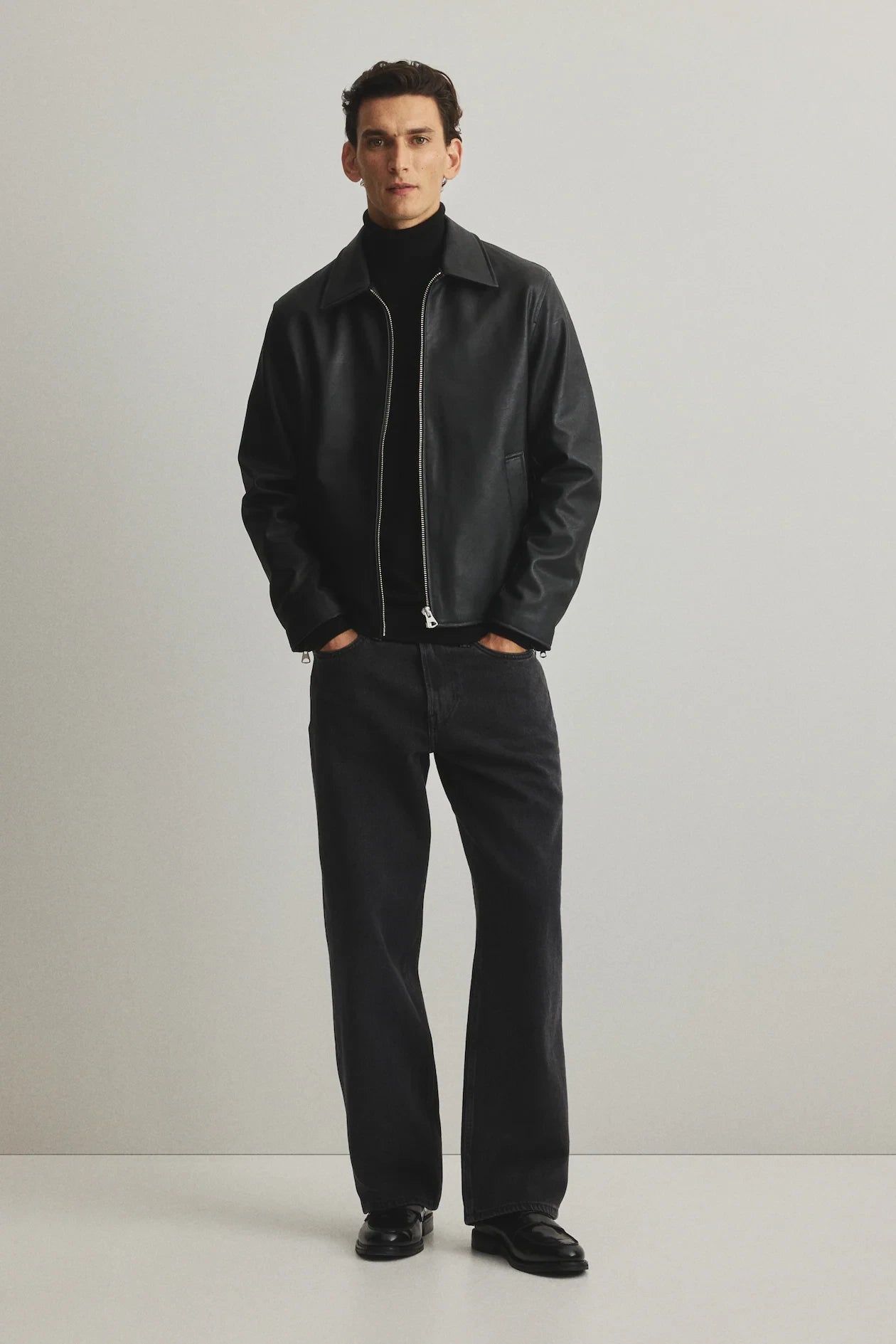 Premium Black Leather Jacket | Stardrip