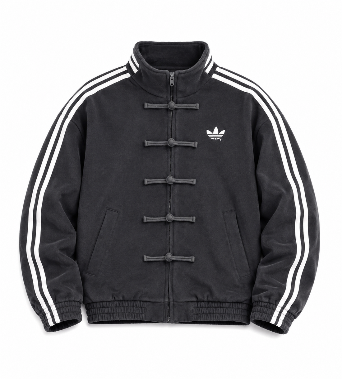 Gray CNY Adidas Chinese Jacket for Men & Women | Premium Streetwear Jacket – Stardrip