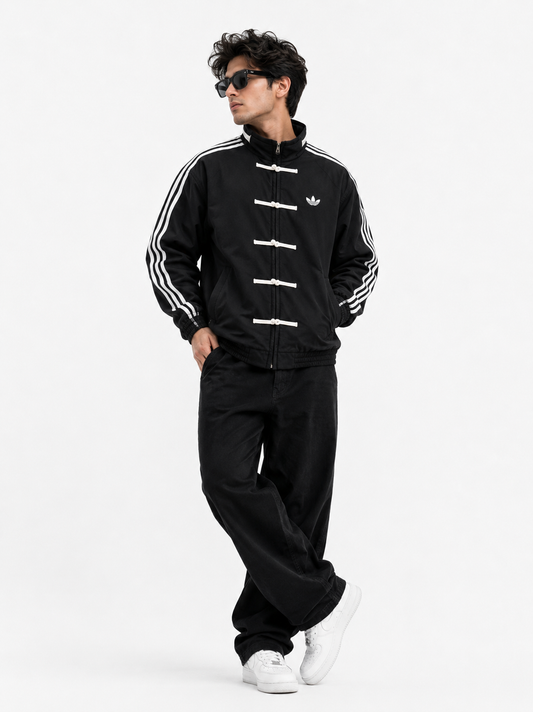 Black CNY Adidas Chinese Jacket | Premium Streetwear Jacket | Stardrip