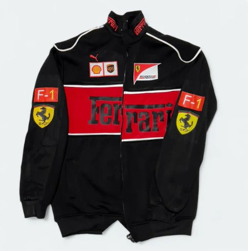 Black Vintage Racing Jacket | Premium Parachute Fabric Unisex Jacket | Stardrip