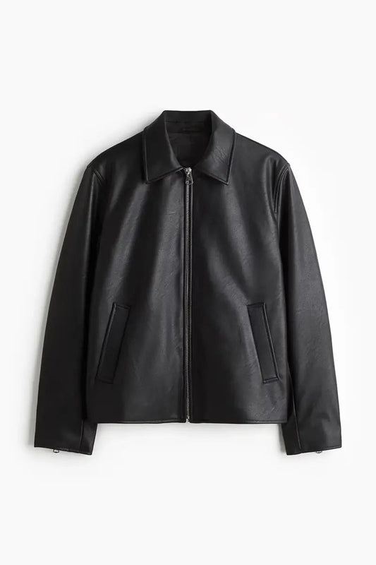 Premium Black Leather Jacket | Stardrip