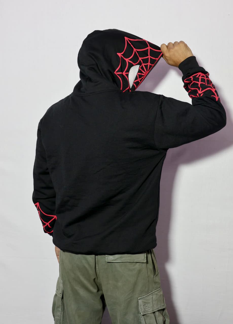 Black Spider-Man Premium Hoodie for Men & Women | Unisex Oversized Hoodie | Stardrip