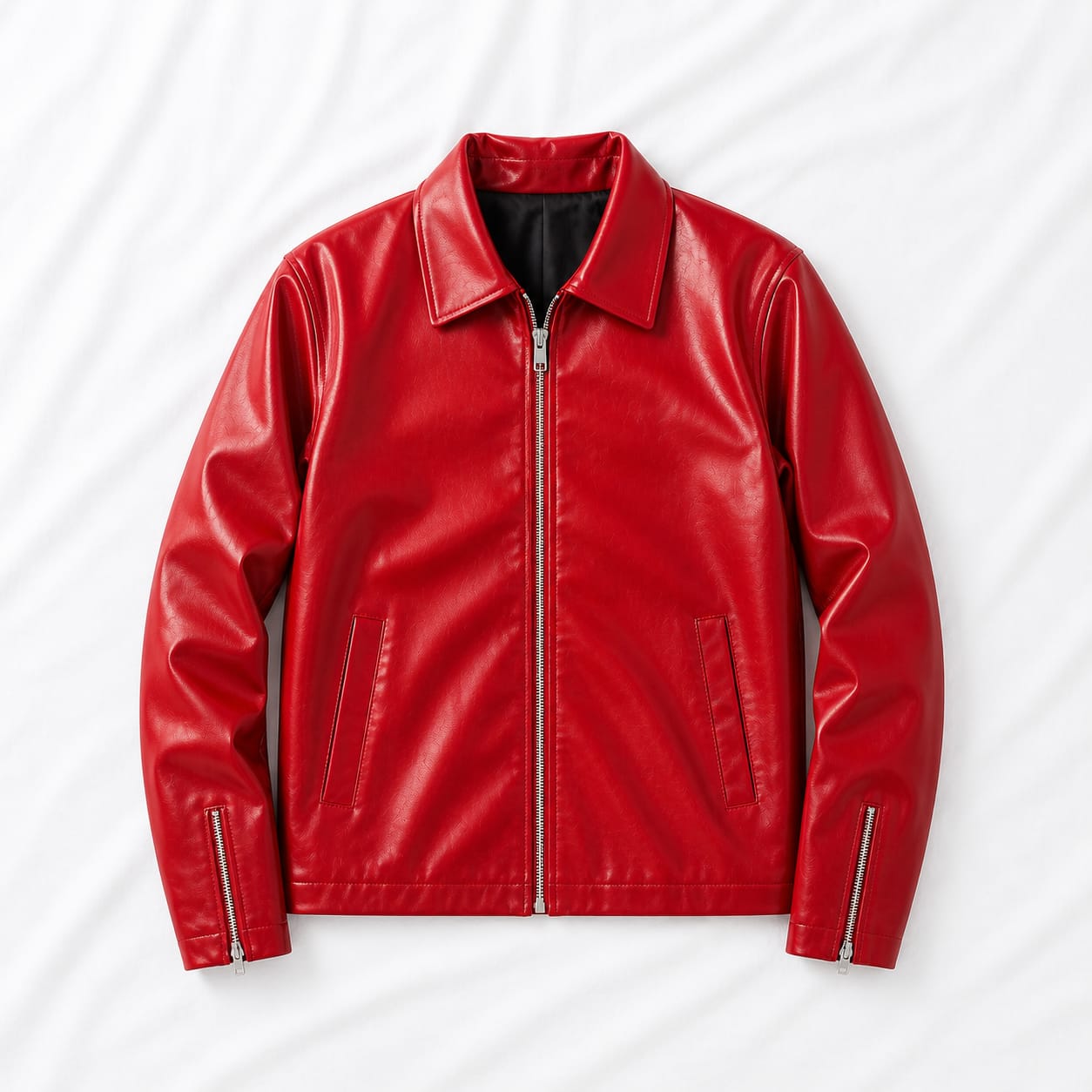 Red Black Leather Jacket for Men  Women | Premium Unisex Biker Jacket | Stardrip