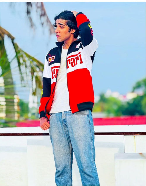 Trio Ferrari Vintage Racing Jacket – Premium Motorsport Streetwear