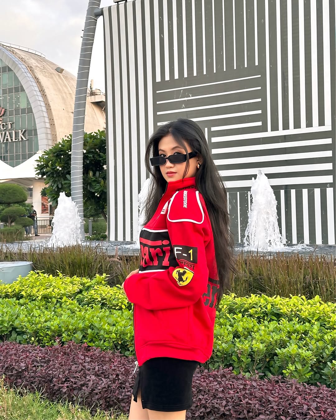 Red Ferrari Vintage Racing Jacket